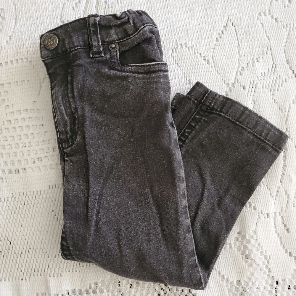 Bonpoint 🍒 baby black denim jeans, unisex